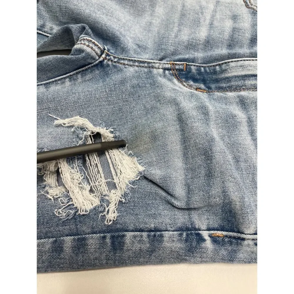 American Eagle Next Level Stretch Distressed Super‎ High Rise Jegging 2 Short